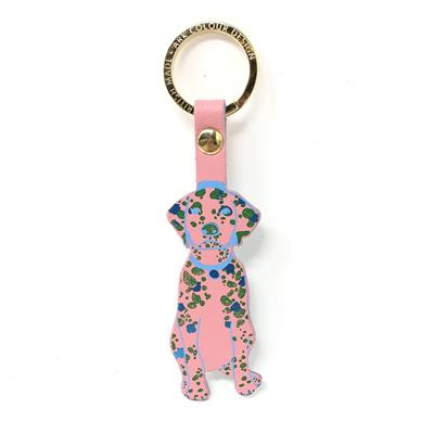 Woof Key Fob Baby Pink